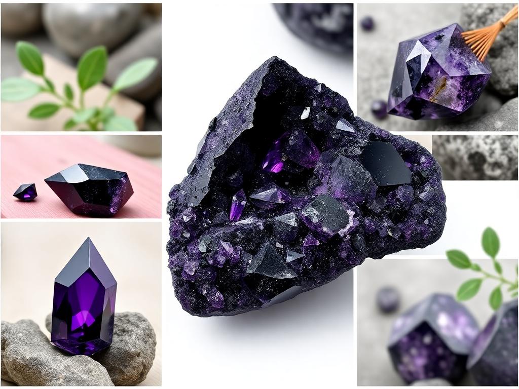 Black Amethyst  Crystal