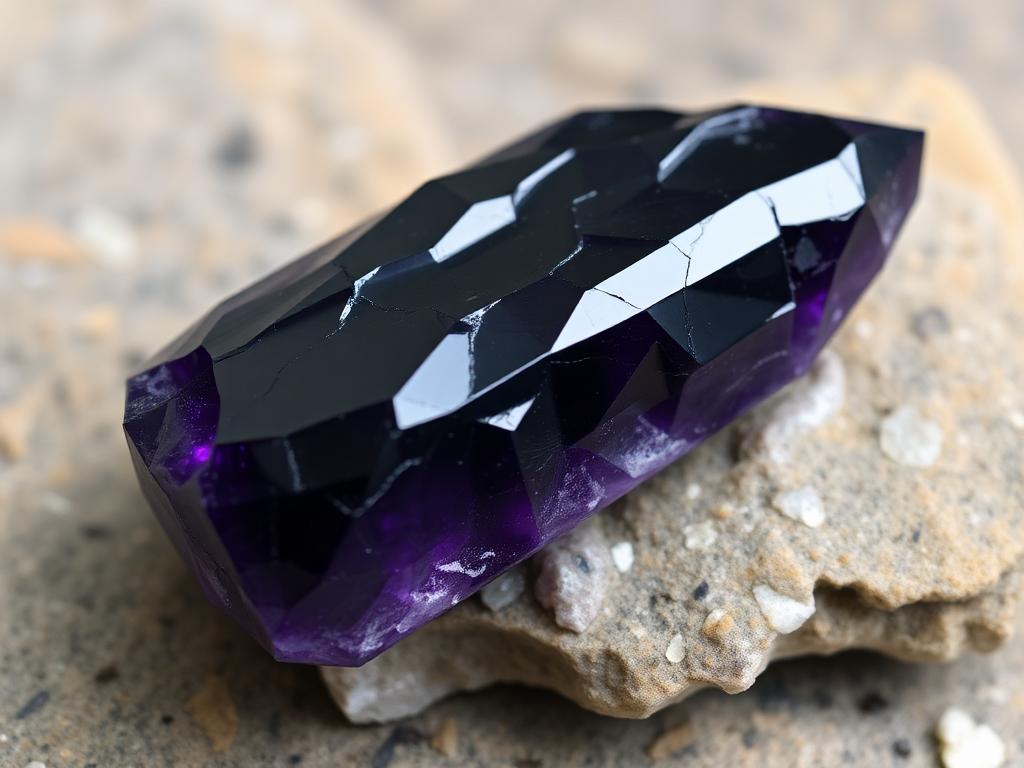 Black Amethyst Crystal