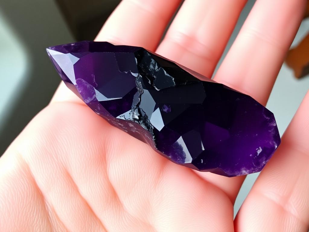 Black Amethyst Crystal 