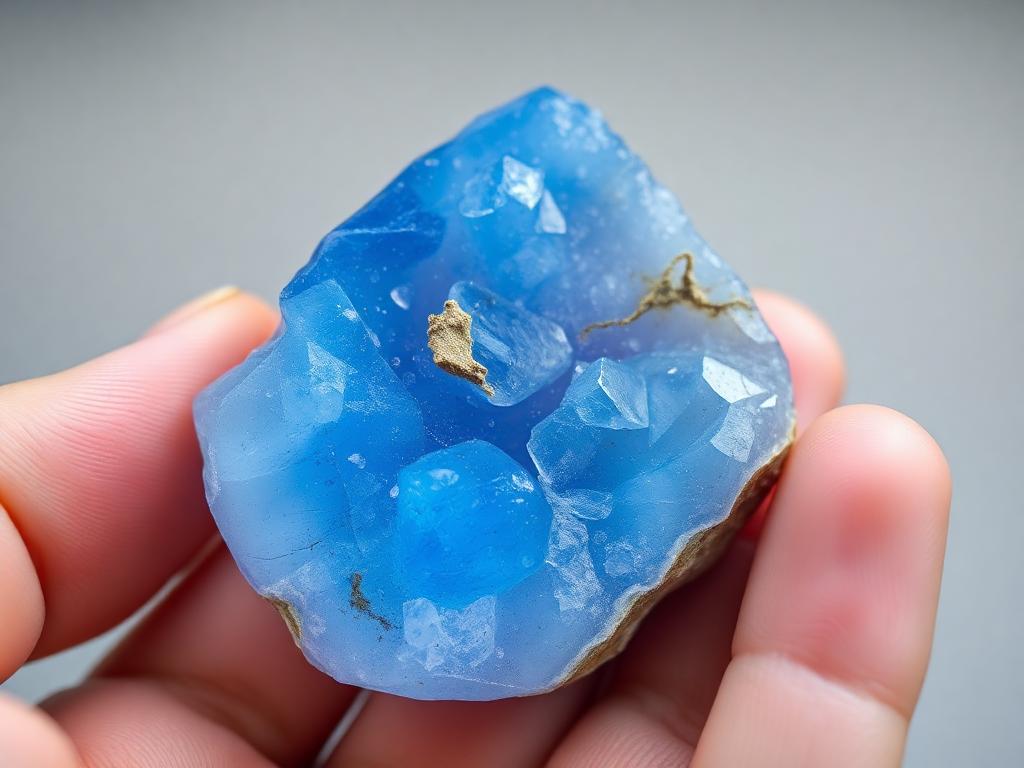 Blue Quartz Crystal