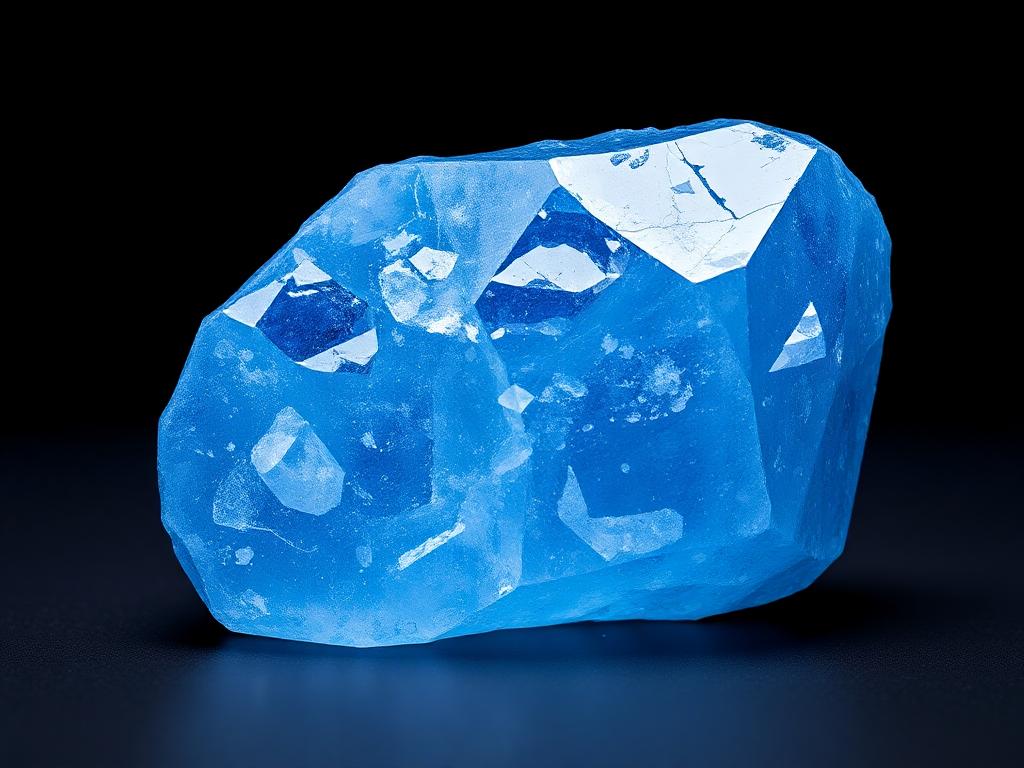 Blue Quartz Crystal