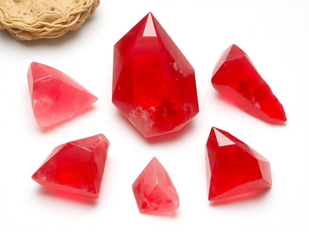 red quartz stone
