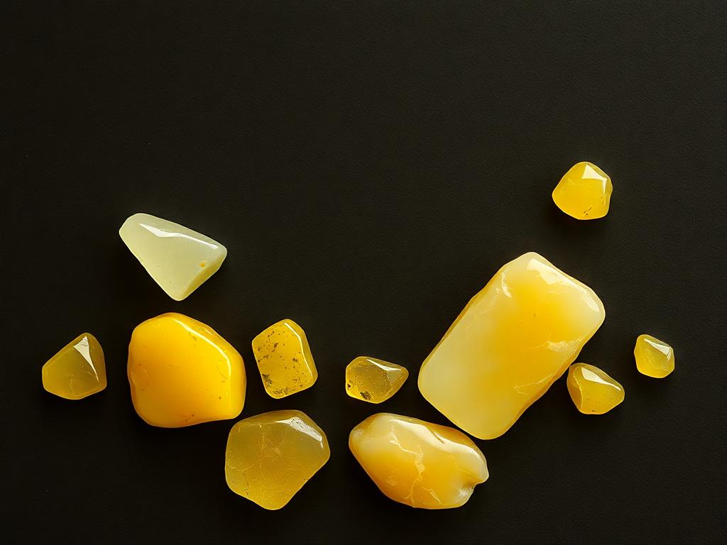 yellow  jade stone